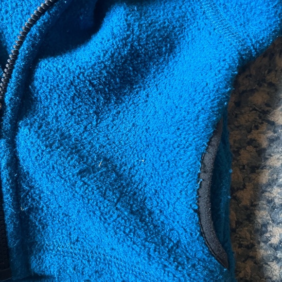 Patagonia Blue Fleece Hoodie - Picture 3 of 4